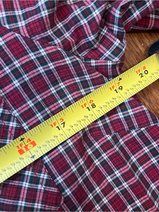 Women’s western Pearl snap plaid lace top shirt M - Picture 6 of 7